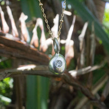 Load image into Gallery viewer, READY TO SHIP - Recycled Sterling Flush Set Necklace - 925 Sterling Silver & 14k Gold Fill Chain FJD$ - Adorn Pacific - Necklaces