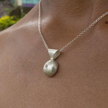 Load image into Gallery viewer, READY TO SHIP - Recycled Sterling Flush Set Necklace - 925 Sterling Silver FJD$ - Adorn Pacific - Necklaces