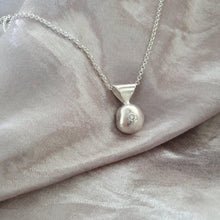 Load image into Gallery viewer, READY TO SHIP - Recycled Sterling Flush Set Necklace - 925 Sterling Silver FJD$ - Adorn Pacific - Necklaces