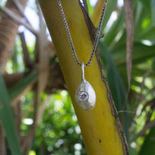 Load image into Gallery viewer, READY TO SHIP - Recycled Sterling Flush Set Necklace - 925 Sterling Silver FJD$ - Adorn Pacific - Necklaces