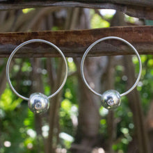 Load image into Gallery viewer, READY TO SHIP - Recycled Sterling Flush Set Stud Earrings - 925 Sterling Silver FJD$ - Adorn Pacific - Earrings