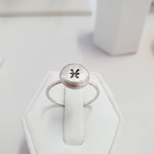 Load image into Gallery viewer, READY TO SHIP - Recycled Sterling Star Sign Pisces Ring - 925 Sterling Silver FJD$ - Adorn Pacific - Rings