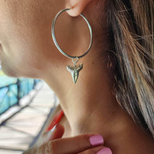 Load image into Gallery viewer, READY TO SHIP - Shark Tooth Earrings - 925 Sterling Silver FJD$