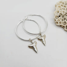 Load image into Gallery viewer, READY TO SHIP - Shark Tooth Earrings - 925 Sterling Silver FJD$ - Adorn Pacific - All Products