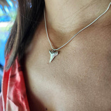Load image into Gallery viewer, READY TO SHIP Shark Tooth Necklace - 925 Sterling Silver FJD$