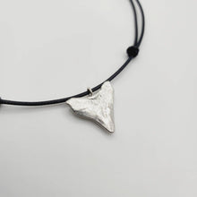 Load image into Gallery viewer, READY TO SHIP - Shark Tooth Necklace - Black Wax Cord FJD$ - Adorn Pacific - Necklaces