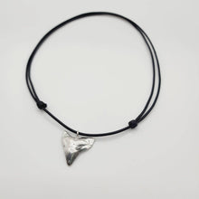 Load image into Gallery viewer, READY TO SHIP - Shark Tooth Necklace - Black Wax Cord FJD$ - Adorn Pacific - Necklaces