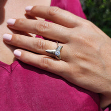 Load image into Gallery viewer, READY TO SHIP - Shark Tooth Ring - 925 Sterling Silver & Zirconia FJD$ - Adorn Pacific - Rings