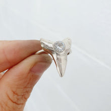 Load image into Gallery viewer, READY TO SHIP - Shark Tooth Ring - 925 Sterling Silver & Zirconia FJD$ - Adorn Pacific - Rings