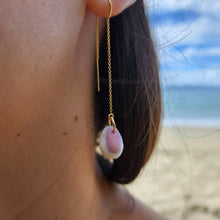 Load image into Gallery viewer, CONTACT US TO RECREATE THIS SOLD OUT STYLE Shell Threader Earrings - 14k Gold Fill FJD$ - Adorn Pacific - Earrings