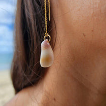 Load image into Gallery viewer, CONTACT US TO RECREATE THIS SOLD OUT STYLE Shell Threader Earrings - 14k Gold Fill FJD$ - Adorn Pacific - Earrings