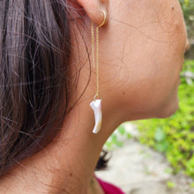 Load image into Gallery viewer, CONTACT US TO RECREATE THIS SOLD OUT STYLE Shell Threader Earrings - 14k Gold Fill FJD$ - Adorn Pacific - Earrings