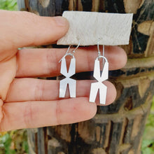 Load image into Gallery viewer, CONTACT US TO RECREATE THIS SOLD OUT STYLE Tapa Earrings Small - 925 Sterling Silver FJD$ - Adorn Pacific - Earrings