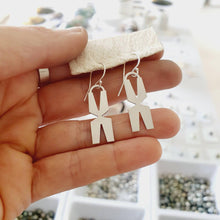 Load image into Gallery viewer, CONTACT US TO RECREATE THIS SOLD OUT STYLE Tapa Earrings Small - 925 Sterling Silver FJD$ - Adorn Pacific - Earrings