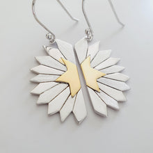 Load image into Gallery viewer, READY TO SHIP Tefui Earrings - 925 Sterling Silver & 18 Gold Vermeil Detail FJD$ - Adorn Pacific - All Products