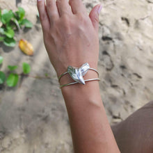 Load image into Gallery viewer, READY TO SHIP - Tiger Shark Tooth Cuff - 925 Sterling Silver FJD$ - Adorn Pacific - Bracelets