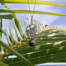 Load image into Gallery viewer, READY TO SHIP Turtle & Saltwater Pearl Necklace in 925 Sterling Silver - FJD$ - Adorn Pacific - All Products