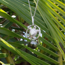 Load image into Gallery viewer, READY TO SHIP Turtle & Saltwater Pearl Necklace in 925 Sterling Silver - FJD$ - Adorn Pacific - All Products