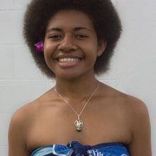 Load image into Gallery viewer, READY TO SHIP Turtle & Saltwater Pearl Necklace in 925 Sterling Silver - FJD$ - Adorn Pacific - All Products