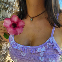 Load image into Gallery viewer, READY TO SHIP Unisex Fiji Saltwater Baroque Pearl Faux Suede Leather Necklace - FJD$ - Adorn Pacific - All Products