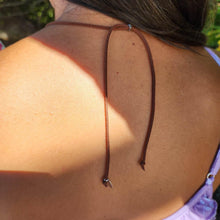 Load image into Gallery viewer, READY TO SHIP Unisex Fiji Saltwater Baroque Pearl Faux Suede Leather Necklace - FJD$ - Adorn Pacific - All Products