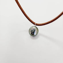 Load image into Gallery viewer, READY TO SHIP Unisex Fiji Saltwater Baroque Pearl Faux Suede Leather Necklace - FJD$ - Adorn Pacific - All Products