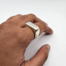 Load image into Gallery viewer, READY TO SHIP - Unisex Signet Ring - 925 Sterling Silver FJD$ - Adorn Pacific - Rings