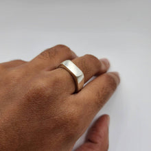 Load image into Gallery viewer, READY TO SHIP - Unisex Signet Ring - 925 Sterling Silver FJD$ - Adorn Pacific - Rings
