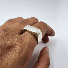 Load image into Gallery viewer, READY TO SHIP - Unisex Signet Ring - 925 Sterling Silver FJD$ - Adorn Pacific - Rings