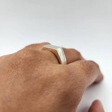 Load image into Gallery viewer, READY TO SHIP - Unisex Signet Ring - 925 Sterling Silver FJD$ - Adorn Pacific - Rings