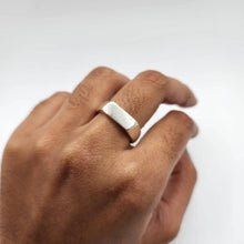Load image into Gallery viewer, READY TO SHIP - Unisex Signet Ring - 925 Sterling Silver FJD$ - Adorn Pacific - Rings