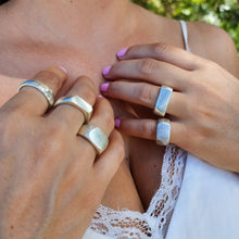 Load image into Gallery viewer, READY TO SHIP - Unisex Signet Ring - 925 Sterling Silver FJD$ - Adorn Pacific - Rings