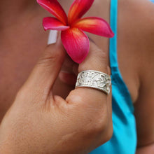 Load image into Gallery viewer, READY TO SHIP - Unisex Tapa Band - 925 Sterling Silver FJD$ - Adorn Pacific - Rings