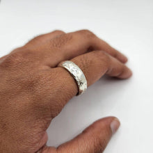 Load image into Gallery viewer, READY TO SHIP - Unisex Textured Finish Ring - 925 Sterling Silver FJD$ - Adorn Pacific - Rings