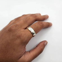 Load image into Gallery viewer, READY TO SHIP - Unisex Textured Finish Ring - 925 Sterling Silver FJD$ - Adorn Pacific - Rings