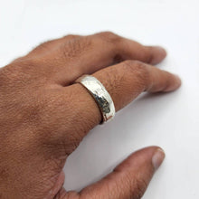 Load image into Gallery viewer, READY TO SHIP - Unisex Textured Finish Ring - 925 Sterling Silver FJD$ - Adorn Pacific - Rings