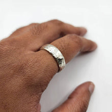Load image into Gallery viewer, READY TO SHIP - Unisex Textured Finish Ring - 925 Sterling Silver FJD$ - Adorn Pacific - Rings