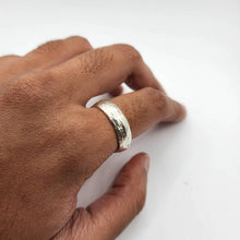 Load image into Gallery viewer, READY TO SHIP - Unisex Textured Finish Ring - 925 Sterling Silver FJD$ - Adorn Pacific - Rings
