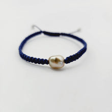 Load image into Gallery viewer, READY TO SHIP Unisex Woven Fiji Saltwater Pearl Bracelet - FJD$ - Adorn Pacific - All Products