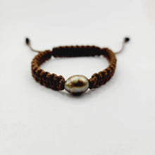 Load image into Gallery viewer, CONTACT US TO RECREATE THIS SOLD OUT STYLE Wax Cord Bracelet with Civa Saltwater Pearl - FJD$ - Adorn Pacific - All Products