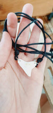 Load image into Gallery viewer, SEND US YOUR TOOTH - Shark Tooth Necklace - Wax Cord FJD$ - Adorn Pacific - All Products