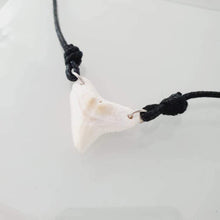 Load image into Gallery viewer, SEND US YOUR TOOTH - Shark Tooth Necklace - Wax Cord FJD$ - Adorn Pacific - All Products
