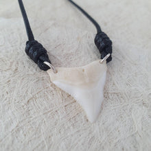 Load image into Gallery viewer, SEND US YOUR TOOTH - Shark Tooth Necklace - Wax Cord FJD$ - Adorn Pacific - All Products