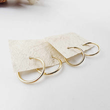 Load image into Gallery viewer, READY TO SHIP Sleeper Earrings in 14k Solid Gold FJD$
