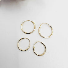 Load image into Gallery viewer, READY TO SHIP Sleeper Earrings in 14k Solid Gold FJD$
