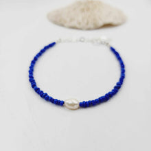 Load image into Gallery viewer, CONTACT US TO RECREATE THIS SOLD OUT STYLE Freshwater Pearl &amp; Bead Anklet - 925 Sterling Silver FJD$
