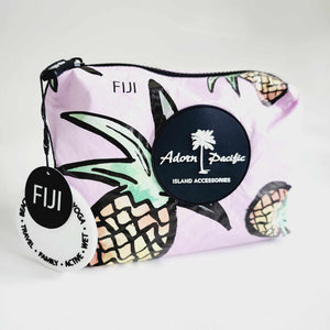 READY TO SHIP "Fiji Pineapple" Small Water-Resistant Pouch - FJD$