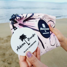 Load image into Gallery viewer, READY TO SHIP &quot;Fiji Hibiscus&quot; Small Water-Resistant Pouch - FJD$
