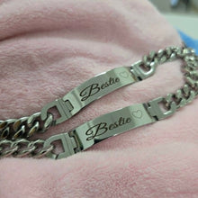 Load image into Gallery viewer, Engravable Men's Bracelet - Silver or Gold Waterproof Stainless Steel FJD$
