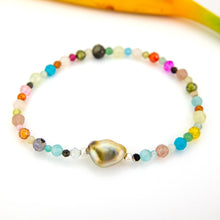 Load image into Gallery viewer, READY TO SHIP Fiji Keshi Pearl &amp; Glass Bead Stretch Bracelet - FJD$
